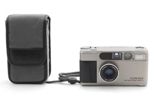 【Exc+5 w/Strap Case】 Contax T2 Titan Point & Shoot 35mm Film Camera From JAPAN - Picture 1 of 10