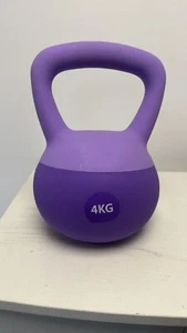 4 kg Kettlebell Púrpura Peso Suave Kettlebell Ejercicio Hogar Fitness Entrenamiento - Imagen 1 de 5