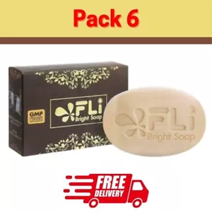Jabón de piel blanco brillante FLI extracto de ingredientes naturales a base de hierbas tailandesas 120 g. 4x - Imagen 1 de 2