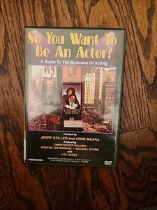 So You Want To Be An Actor? (DVD, 2005) A Guide To Acting - Picture 1 of 3