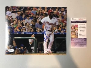 Odubel Herrera Autograph Signed Phillies 8x10 Photo JSA - Picture 1 of 4