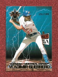 2000 PACIFIC VANGUARD HIGH VOLTAGE GOLD #22 VLADIMIR GUERRERO #RD 151/199 EXPOS - Picture 1 of 1