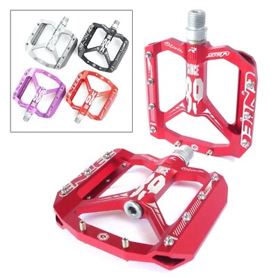 Flat Platform MTB Pedals Mountain Bike AM XC Enduro Lightweight CNC Alloy 9/16" - image 1 of 4