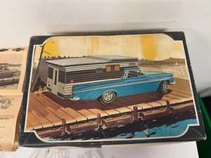 Vintage AMT 1959 '59 EL CAMINO CAMPER Modellbausatz - ungebaut / *LESEN* - Bild 1 von 23