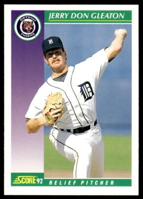 Jerry Don Gleaton 1992 Score #375 Detroit Tigers - Image 1 of 2