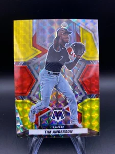 Tim Anderson - RED & YELLOW CHOICE FUSION MOSAIC - 2022 Panini Mosaic - Picture 1 of 2
