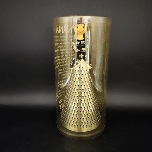 Pylones Nana Lg Käsereibe Frau in schwarz mit weiß & rosa Blumen Kleid 9,5" - Bild 1 von 9