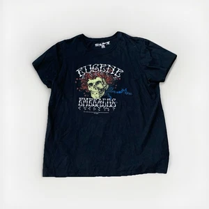 Eugene Emeralds Minor League Baseball GRATEFUL DEAD Skull T Shirt Sz 2XL Black - Picture 1 of 7
