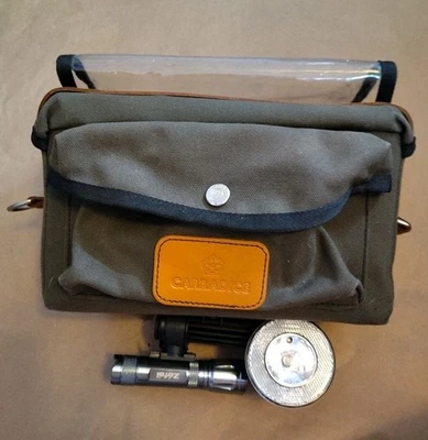 Vintage Carradice Saddlebag w/KickFix Rack& Zefal & BM Lumotic Lights - Image 1 of 4