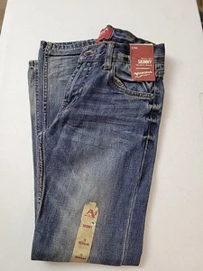 Arizona Boys Size 12 Regular Skinny Light Wash Blue Denim Jeans Pants NEW - Picture 1 of 4