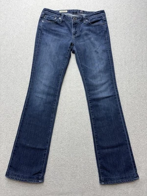 Pantalones de mezclilla AG Adriano Goldschmied para mujer 28R azul The Ballad bota ajustada hechos en EE. UU. Foto 1 de 4