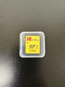Kodak Sdxc Card 256Gb Uhs-I U3 V30 Ultra - Picture 1 of 4