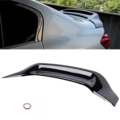 Fits 2018-22 Honda Accord Duckbill Rear Trunk Spoiler Wing R Style Glossy Black - Image 1 of 4