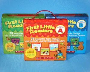 3 First Little Readers Boxed Sets Level A Open & B & C Sealed 75 Beginner Books - Picture 1 of 6