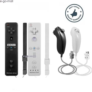 Built in Motion Plus Remote Controller&Nunchuck For Nintendo Wii/Wii U Console - Picture 1 of 91
