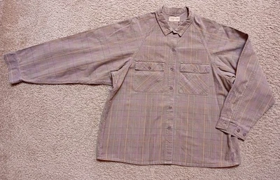 Camisa vintage años 80 Esprit abotonada para mujer M roja a cuadros a rayas preppy boxy top Foto 1 de 4