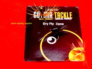 Gotcha Pack of 3 Fly Fishing Flies DRY FLIES - Picture 1 of 1