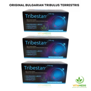 3X ORIGINAL Tribestan Sopharma 250 mg x 60 comprimidos, suplemento dietético + SEGUIMIENTO - Imagen 1 de 5