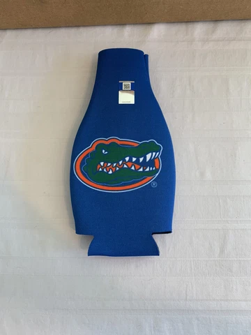 Florida Gators NCAA Zip Bottle Coozie Koozie Cooler Blue Jaymac New Cover