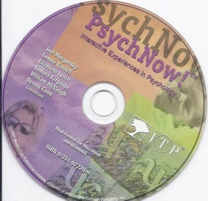 PsychNow software CD - Interactive Experiences in Psychology - Afbeelding 1 van 2