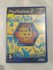 Let's Make A Soccer Team! (Sony PlayStation 2 2006) With Manual Ps2