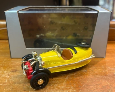 Lovely Very Rare Brumm Morgan Super Sport 1933 LE 1 Yellow 1:43 Scale SU893 - Image 1 of 4