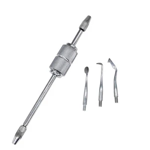 Removedor de corona dental manual de acero inoxidable 3 puntas instrumentos quirúrgicos - Imagen 1 de 5