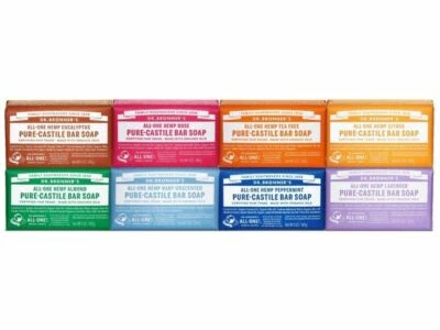 DR. BONNER'S Dr. Bronners feuchtigkeitsspendende Bio Rein Kastilien Vegan Body Bar Seife Hautpflege ALLE