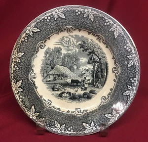 Antique Old Hall "Farm" 6 3/8" Bread & Butter Plate - Picture 1 of 5