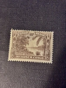Belgian Congo Stamps Scott #139 - 10c Sankuru River Mint - Picture 1 of 2