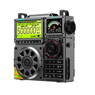 HRD-C919 All Band Radio MW SW Full Frequency Receiver Bluetooth/Music PlayAUX-in - Image 1 of 4