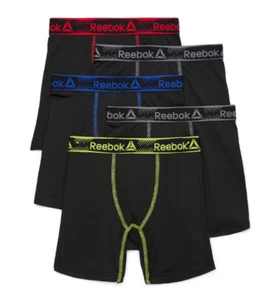 Reebok Boys Performance Featherweight Boxer Brief Underwear,5-Pack, Size-S 6/7 - Picture 1 of 8