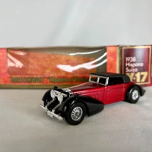 Matchbox MODELS OF YESTERYEAR RED 1938 HISPANO SUIZA 1:48 Scale In original box - Picture 1 of 9