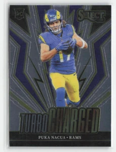 Puka Nacua 2023 Panini Select #TUR-PNA Turbocharged - Imagen 1 de 2
