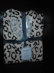 NWT POTTERY BARN TEEN EMILY & MERITT LEOPARD PRING PAJAMAS SIZE L - Picture 1 of 2