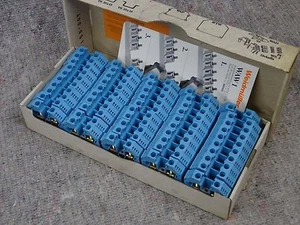 50x Weidmüller 16² WDU16BL  Reihenklemmen Durchgangsklemmen 1020480000 10204.8 - Bild 1 von 4