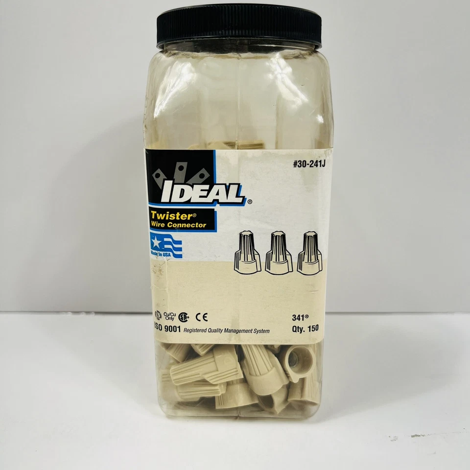 Ideal 30-241j Twist on Wire Connector 22-10 AWG Pk150