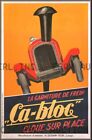 Ca Bloc R vintage car auto automobile advertisement ca 8 x 10 print prent poster