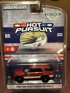 Greenlight Hobby Exclusive Ford Interceptor Utility Detroit  Fire Department  - Picture 1 of 1