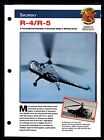 "R-4/R-5 SIKORSKY" Aircraft of World Spec Sheet American WWII 11.47