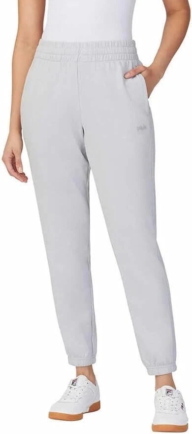 FILA French Terry Jogger Pants Women's Gray High Rise Pants Size S