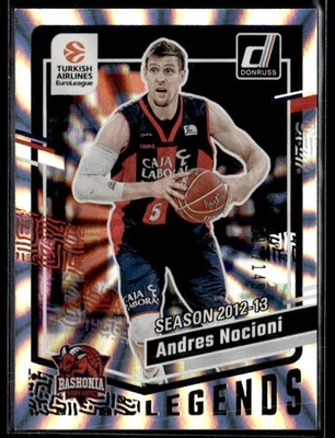L58,269 - 2023-24 Donruss EuroLeague Holo Laser #179 Andres Nocioni LEG /149 - Image 1 of 2