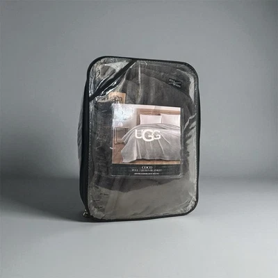 Manta reversible gris rara UGG color reina completo nieve 90x90 Foto 1 de 2