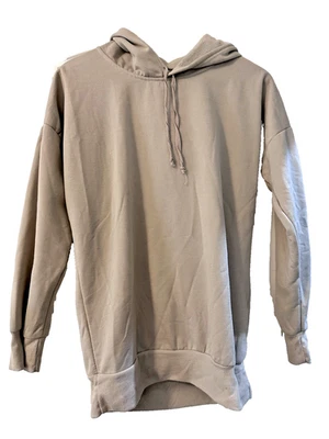 Charlotte Russe Sudadera con Capucha Talla Mediana Tostado Pullover Foto 1 de 4