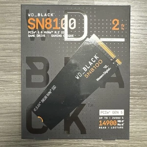 WD_BLACK 2TB SN8100 NVMe SSD Internal Solid State Drive - Gen 5 PCIe 5.0x4, M.2 - Afbeelding 1 van 3