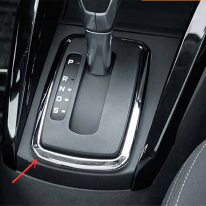 Cubierta de panel de cambio de marchas de consola cromada para Ford EcoSport 2018-2022 Foto 1 de 4