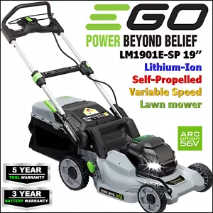 EGO LM1903E-SP 47cm 56V Self Propelled Cordless Lithium-Ion Lawn Mower Lawnmower - Picture 1 of 21