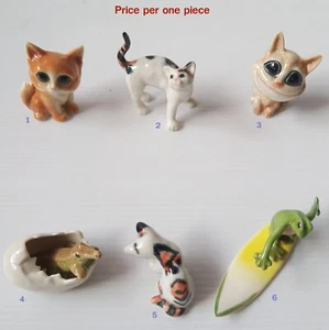 Hand Painted Ceramic Animal Figurines For Pet Lover Gift - Picture 1 of 13