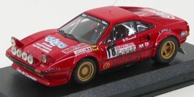 MODELLINO AUTO STATICO BEST MODEL FERRARI 308 GTB RALLY D'ELBA 1978 LIVIERO 1/43 - Immagine 1 di 4
