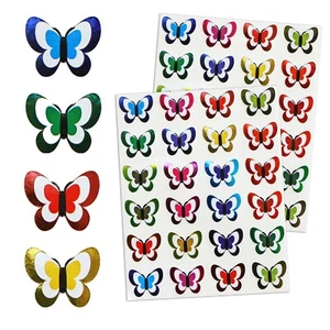 Scrapbooking Stickers Butterfly For Kids Party Favors Decoration 240 Pack - Picture 1 of 8